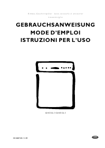 Bedienungsanleitung Electrolux GA811GLi.1 Geschirrspüler