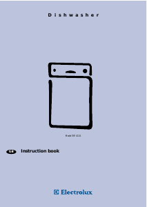 Handleiding Electrolux ESF4101 Vaatwasser