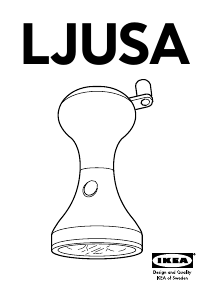 Manual IKEA LJUSA Lanternă