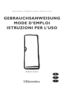 Mode d’emploi Electrolux IK28110LI Réfrigérateur