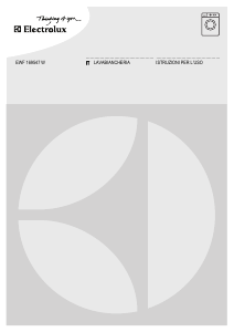 Manuale Electrolux EWF169547W Lavatrice