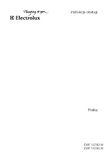 Instrukcja Electrolux EWF12780W Pralka