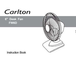 Handleiding Carlton FW6D Ventilator