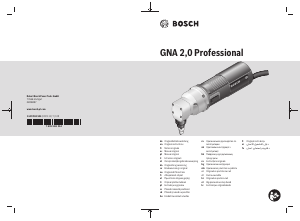 Käyttöohje Bosch GNA 2.0 Nakertaja