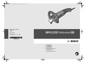 사용 설명서 보쉬 GPO 12 CE Professional 광택기