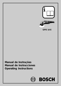 Manual Bosch GPO 14 E Polidora
