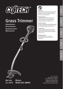 Bruksanvisning Cotech WLBC260-2WNO Grästrimmer