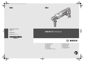 Handleiding Bosch GSB 90-2 E Klopboormachine