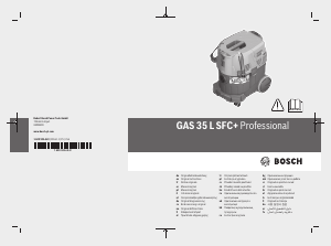 Прирачник Bosch GAS 35 L SFC+ Правосмукалка