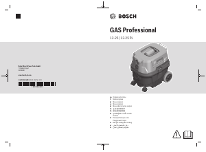 Mode d’emploi Bosch GAS 12-25 Aspirateur