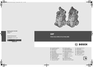 Manual de uso Bosch GHP 5-65X Limpiadora de alta presión