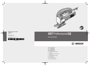 Handleiding Bosch GST 80 PB Decoupeerzaag