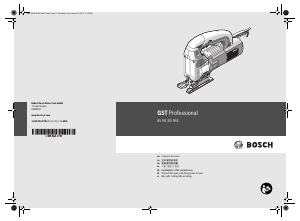 사용 설명서 보쉬 GST 85 PBE 직쏘