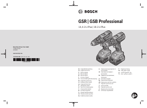 Manual Bosch GSB 14.4-2-LI Plus Maşină de găurit-înşurubat