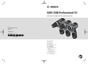 Hướng dẫn sử dụng Bosch GSB 12V-35 Bộ dẫn động khoan