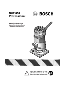 Bruksanvisning Bosch GKF 600 Överfräs