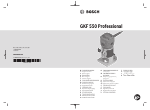 Priručnik Bosch GKF 550 Glodalica