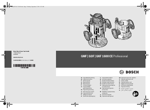 Manual Bosch GKF 1600 CE Tupia