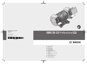 说明书 博世 GBG 35-15 砂轮机