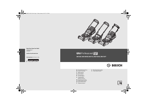 Kullanım kılavuzu Bosch GRA 36V-53 P Professional Çim biçme makinesi
