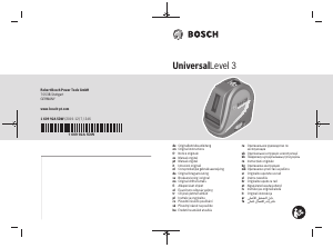 Manual de uso Bosch UniversalLevel 3 Nivel de burbuja