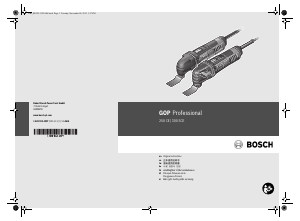 Hướng dẫn sử dụng Bosch GOP 300 SCE Dụng cụ đa năng