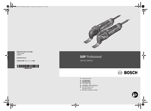 사용 설명서 보쉬 GOP 250 CE 멀티툴