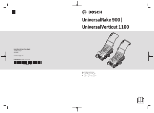 Manual Bosch UniversalVerticut 1100 Lawn Raker