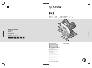 Manual Bosch PKS 55-2 A Ferăstrău circular