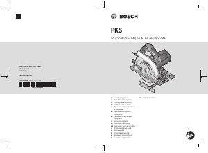 Прирачник Bosch PKS 55-2 A Кружна пила