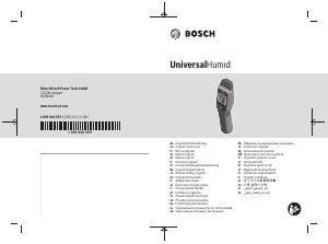 Manuál Bosch UniversalHumid Měřič vlhkosti