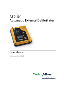 Handleiding Welch Allyn AED 10 Defibrillator