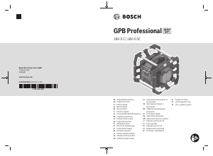 Manual de uso Bosch GPB 18V-5 SC Radio