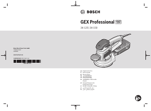 Manual Bosch GEX 34-125 Random Orbital Sander