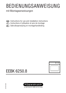 Bedienungsanleitung Küppersbusch EEBK 6250.8 MX Backofen