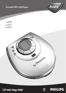 Bedienungsanleitung Philips EXP210 Discman