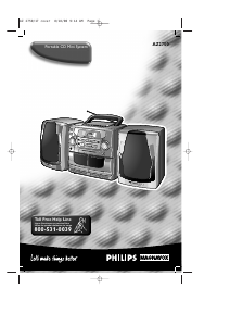 Bruksanvisning Philips AZ2750 Stereoanläggning