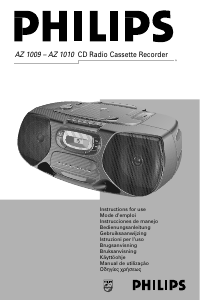 Manual Philips AZ1009 Aparelho de som