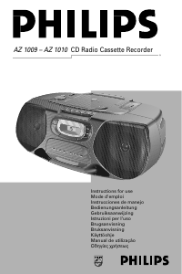 Bruksanvisning Philips AZ1009 Stereoanläggning