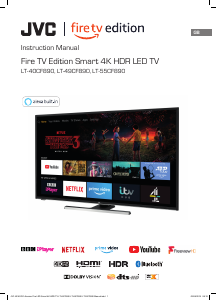 Manual JVC LT-40CF890 LED Television