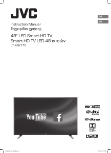 Manual JVC LT-48K770 LED Television