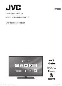 Handleiding JVC LT-24C680 LED televisie