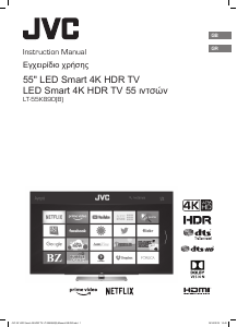 Manual JVC LT-55K890 LED Television