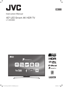 Handleiding JVC LT-40C880 LED televisie