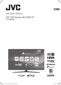 Handleiding JVC LT-49C898 LED televisie