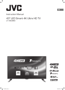 Handleiding JVC LT-43C860 LED televisie