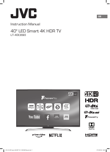 Handleiding JVC LT-40C890 LED televisie