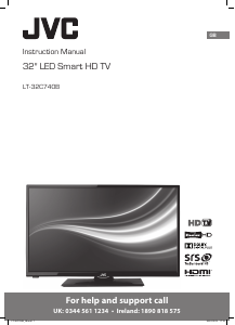 Handleiding JVC LT-32C740B LED televisie