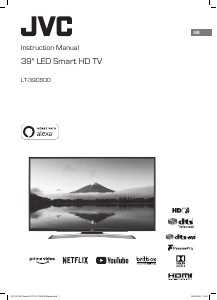 Manual JVC LT-39C600 LED Television