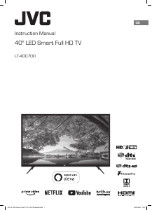 Handleiding JVC LT-40C700 LED televisie